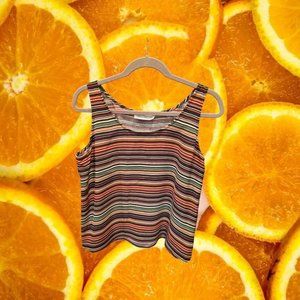 JONES New‎ York Colorful Striped Tank Top